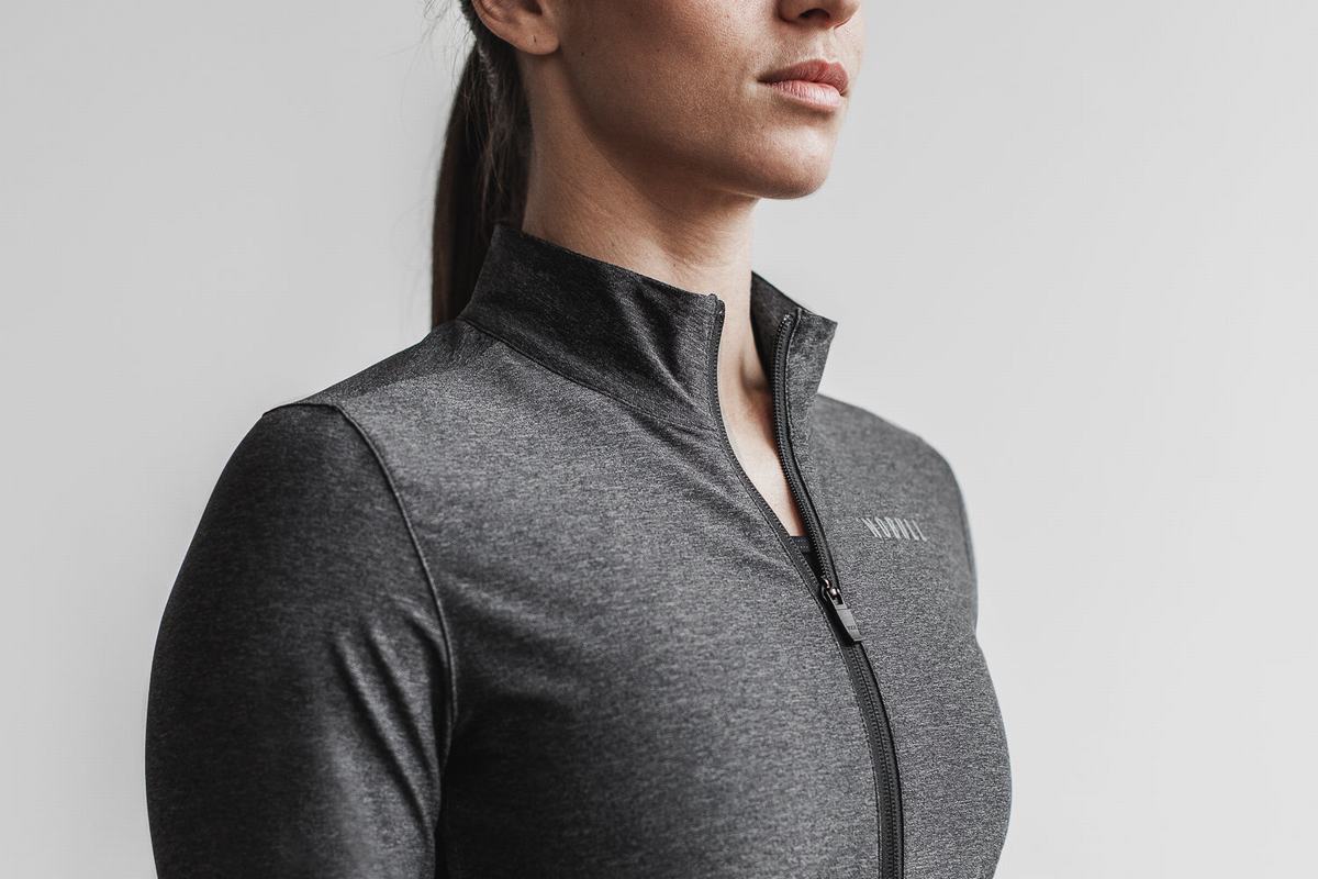 Nobull 4-way Stretch Woven Women's Jackets Deep Grey | Australia (BU5814)